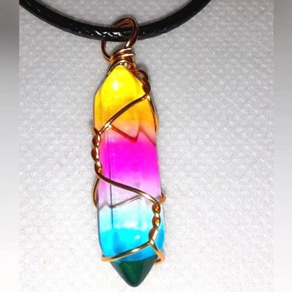 GEOMETRIC meditation pendant necklace male or female - Picture 3 of 9